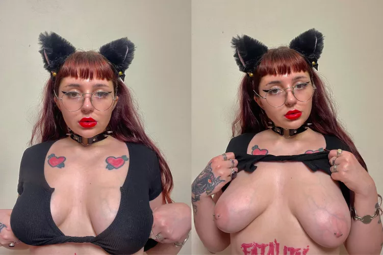 The goth you met at the party vs the goth you met at the party as soon as you take her home