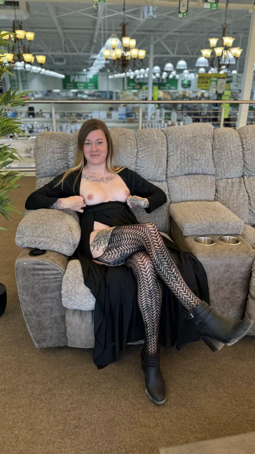 This couch was actually pretty comfy