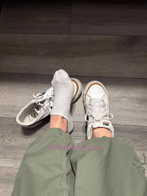 Thought my Nikes looked cute with ankle socks 😊