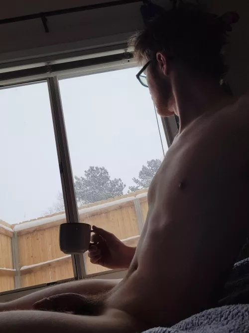 [20] I love relaxing in bed on snow days