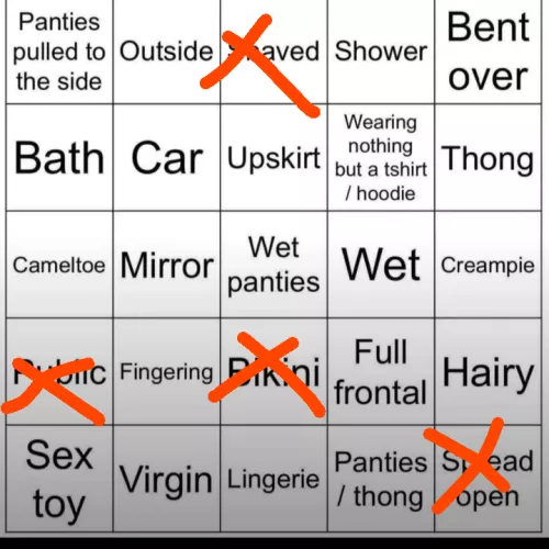 22 [M4F] anyone wanna help me with my first bingo card?