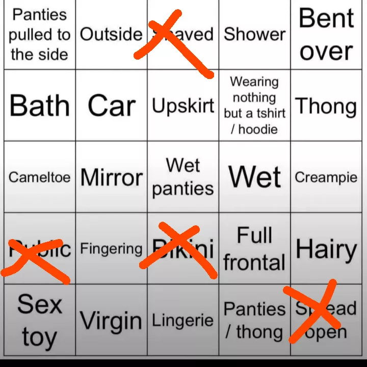 22 [M4F] anyone wanna help me with my first bingo card?