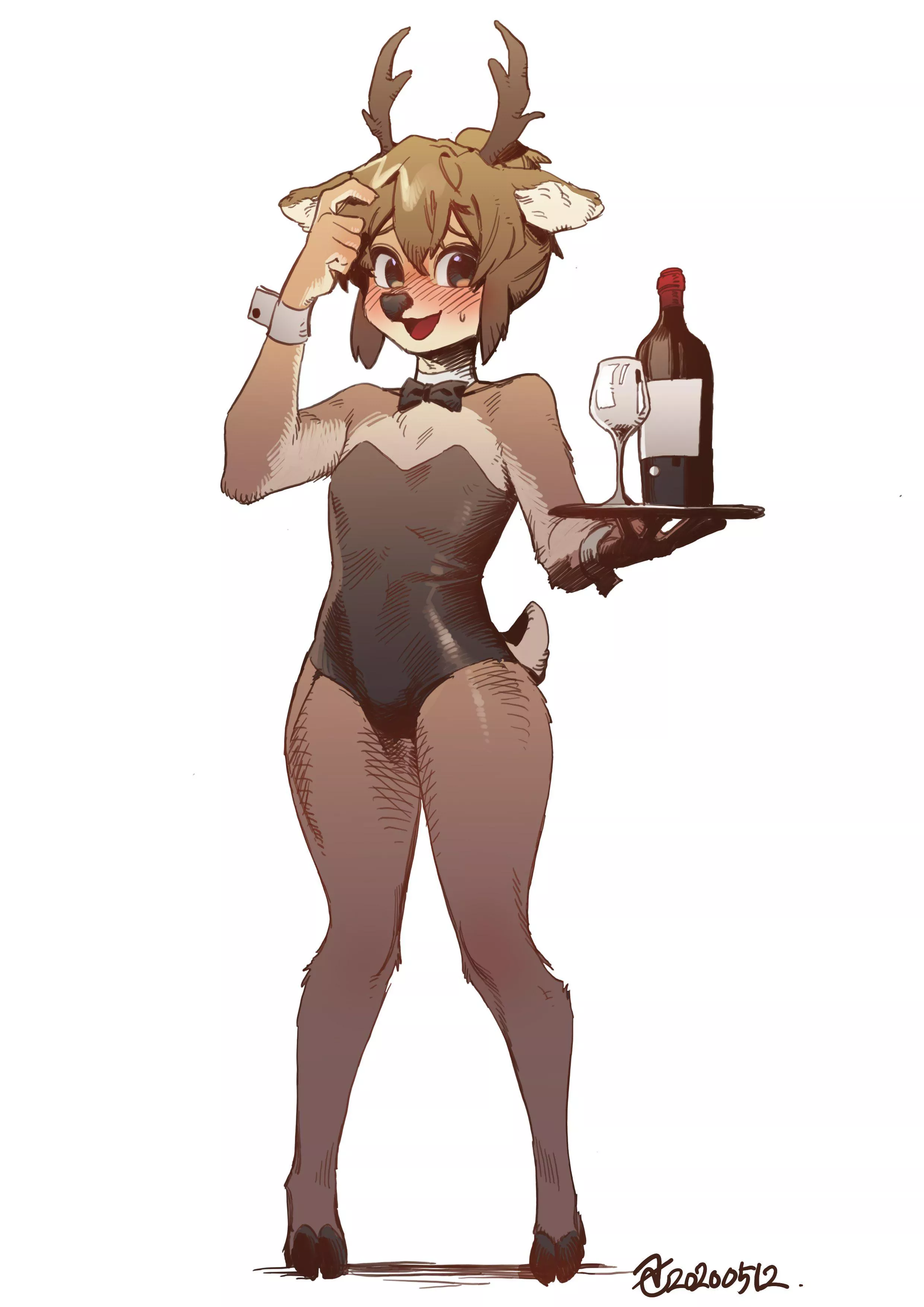 [25][Fb4M][Kik][horse_toy] Subby deer is eager to please! 