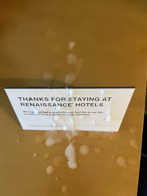 (30) Loaded up this hotel room. Who wants the video?