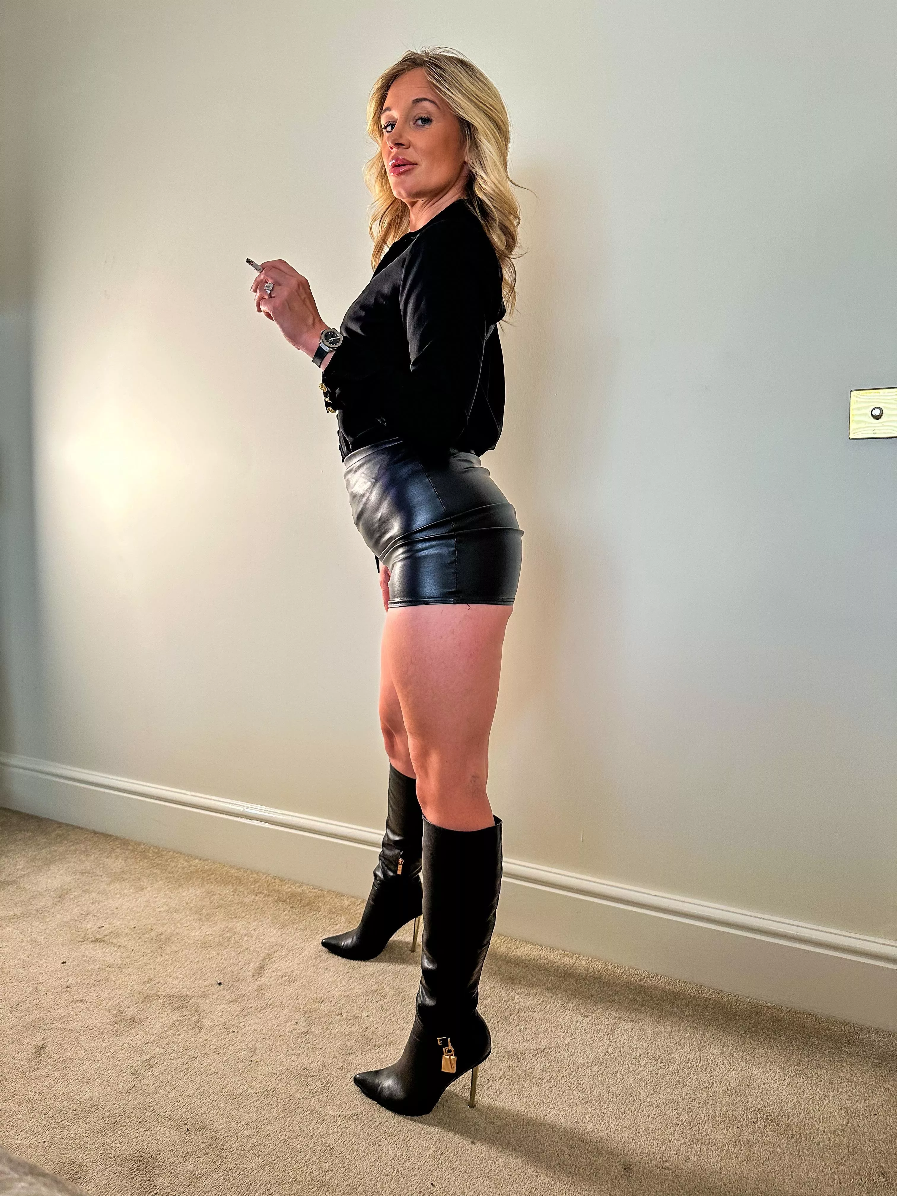 A little leather, a little smoke... just another Saturday