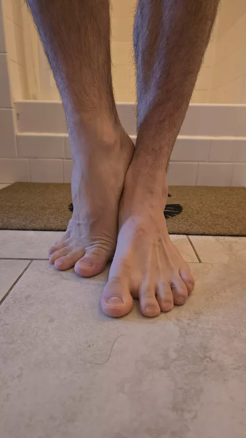 A lot of miles on these feet and it shows. 