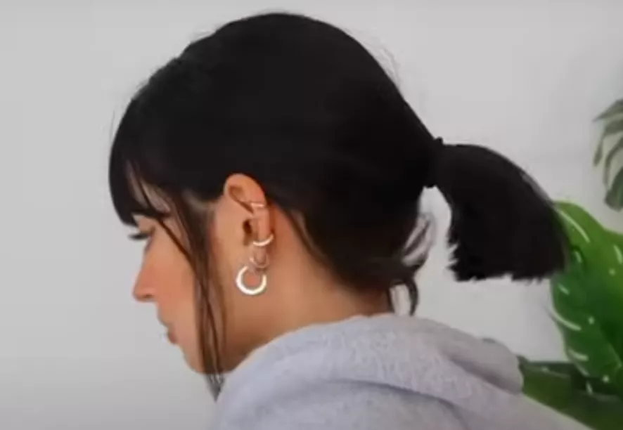 A thick, short ponytail is very cute (source is Irislovesunicorns on Youtube)