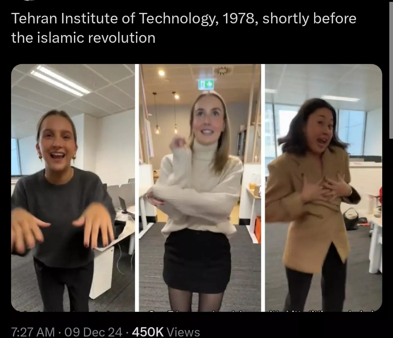 Adam's aunts in Tehran 1978