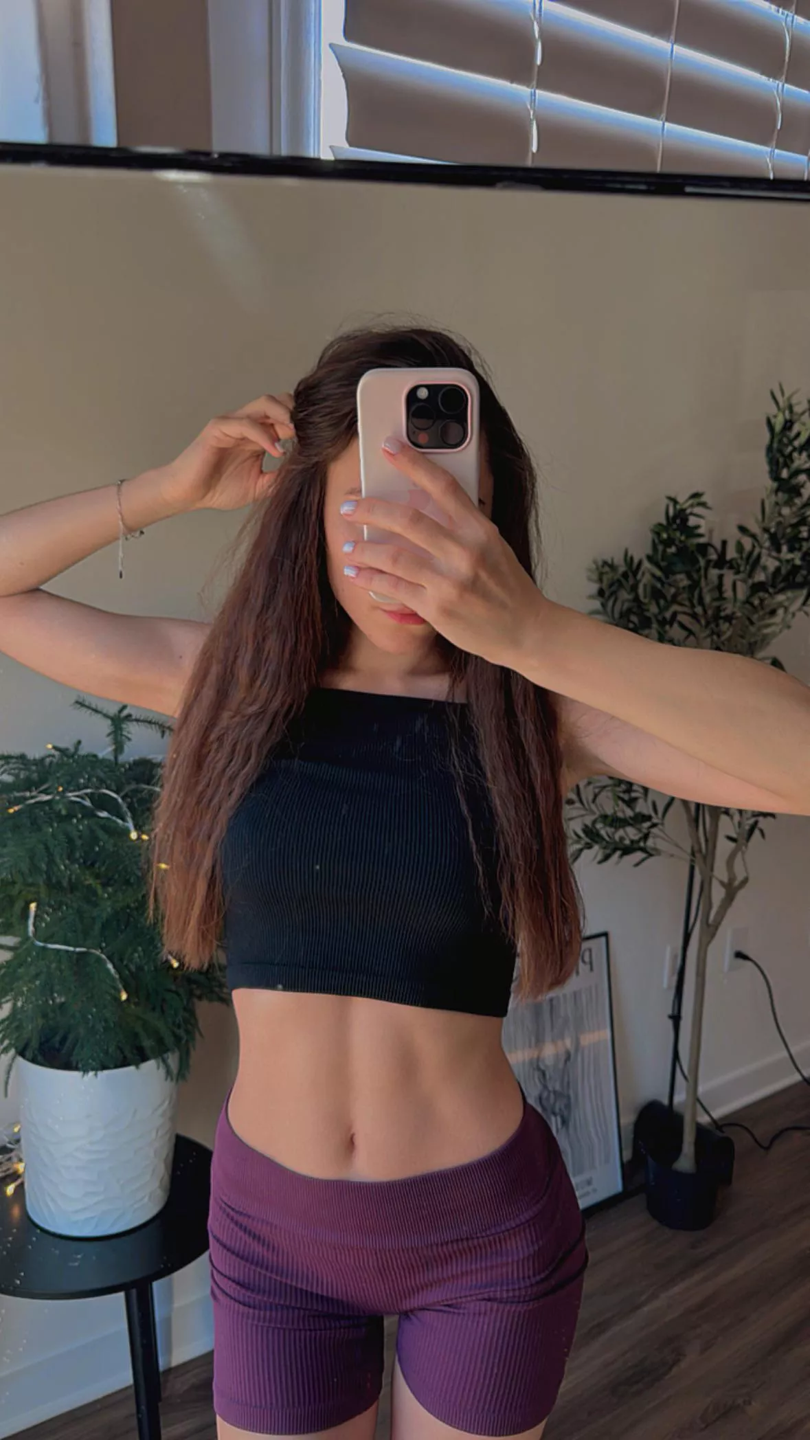 after stretching time to show my belly