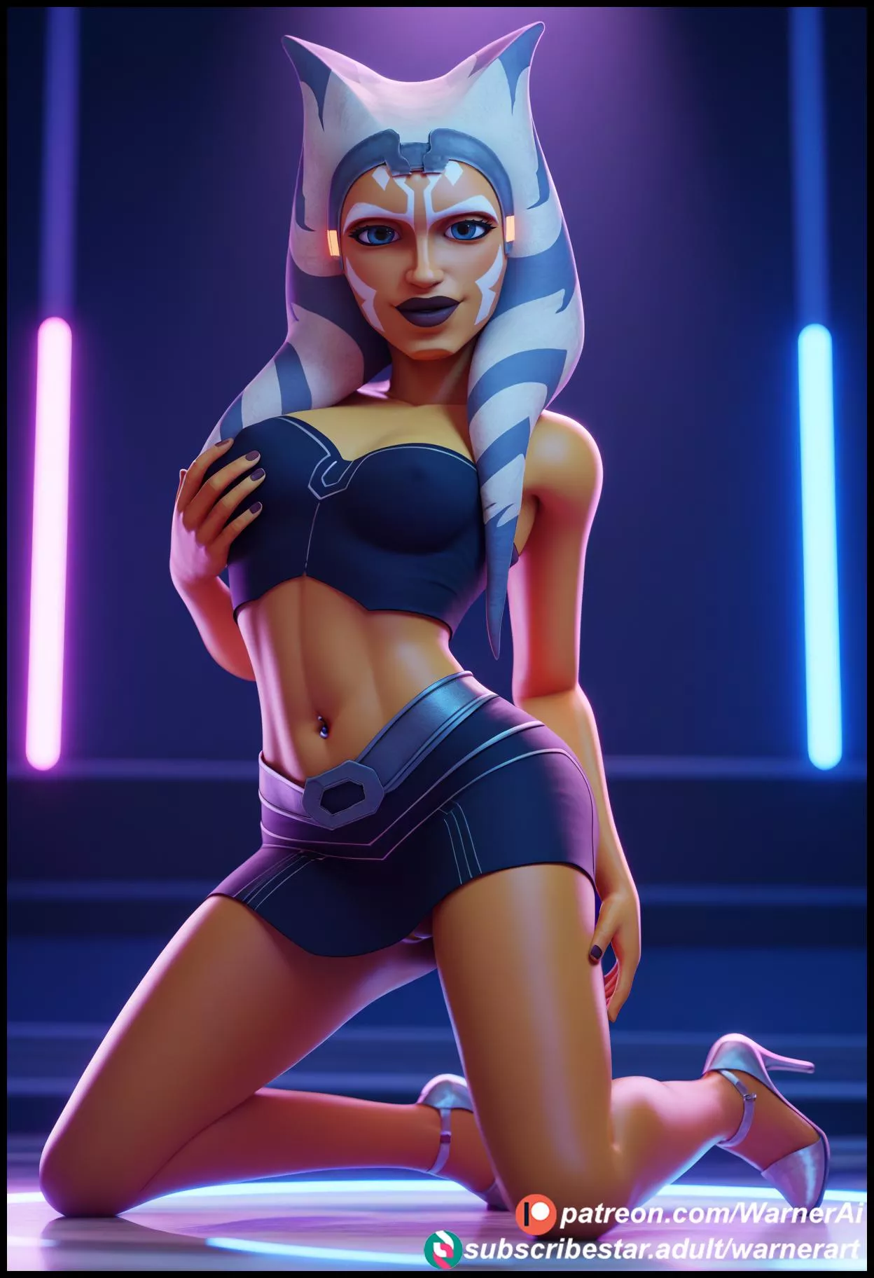Ahsoka At The Strip Club (WarnerArt)