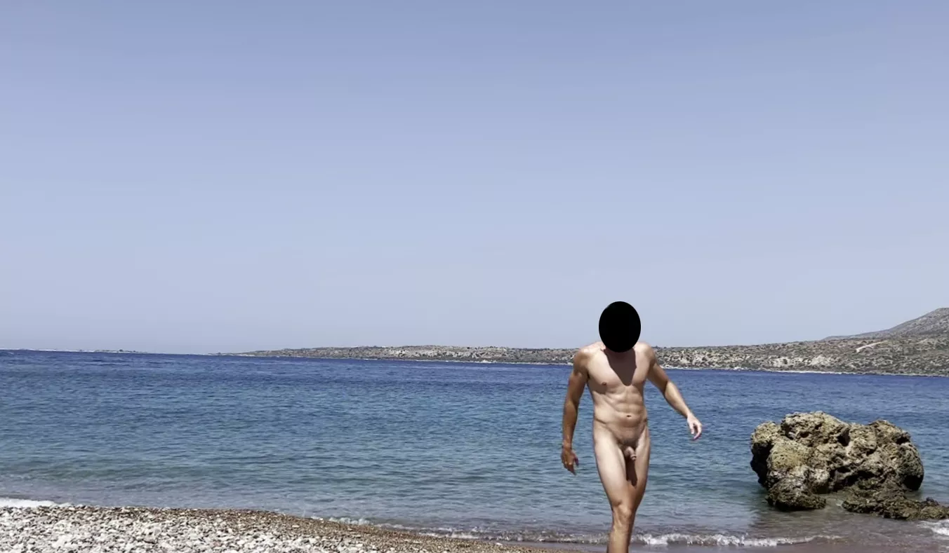 An au naturel dip in Croatia