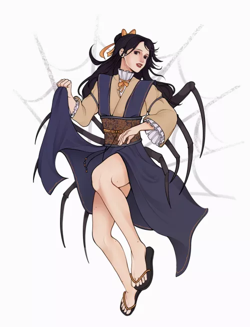 An elegant arachne loves wearing sandals [OC]
