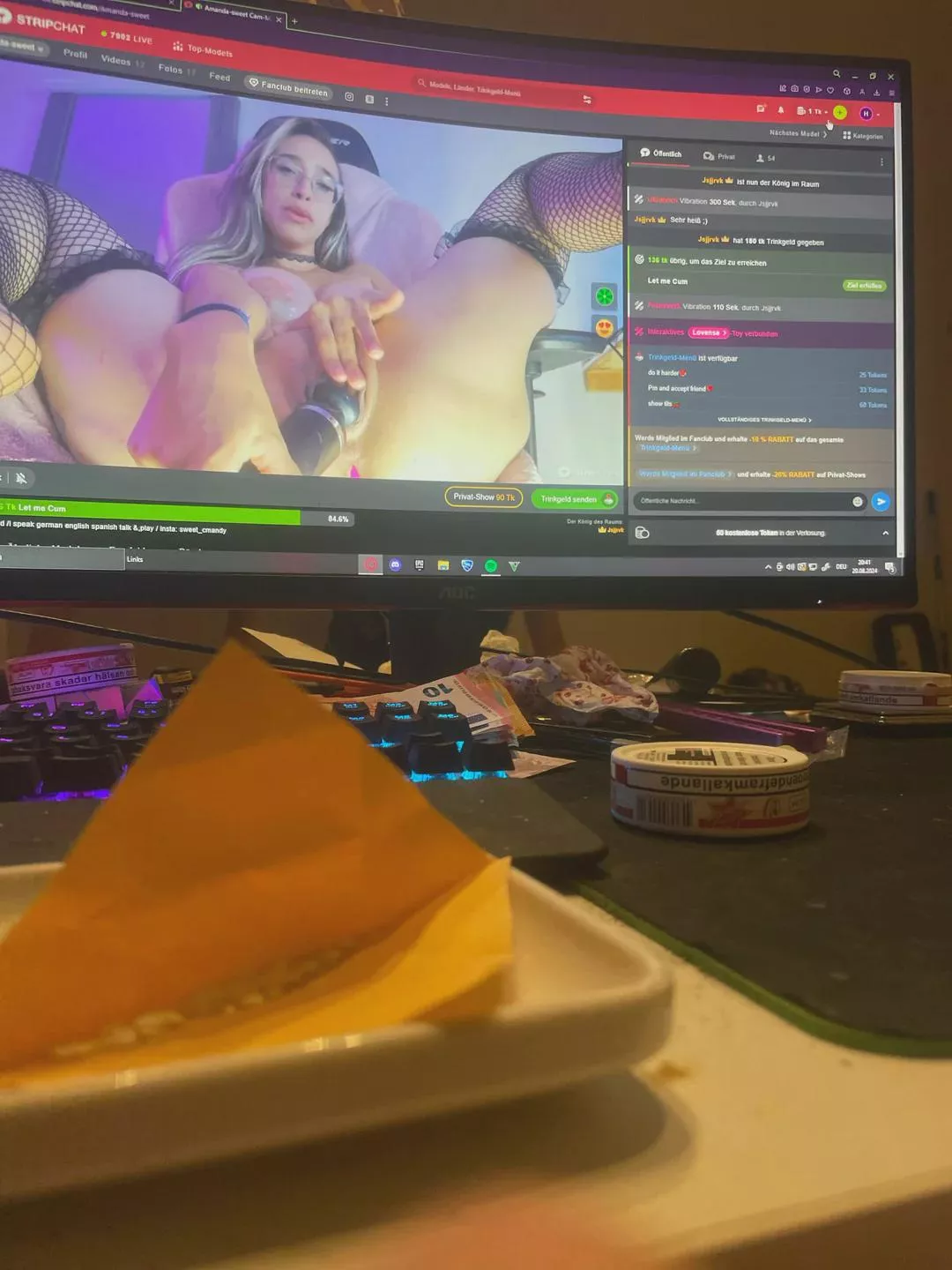 Anyone up and chatty?