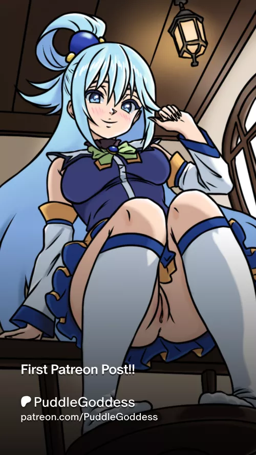 Aqua does not wear panties ( PuddleGoddess)