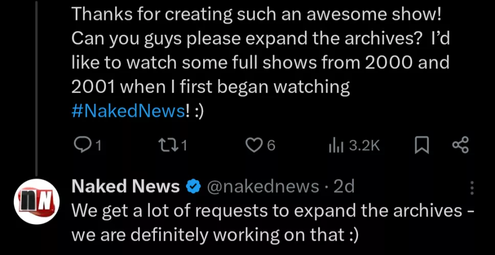 Archives expanding - confirmed