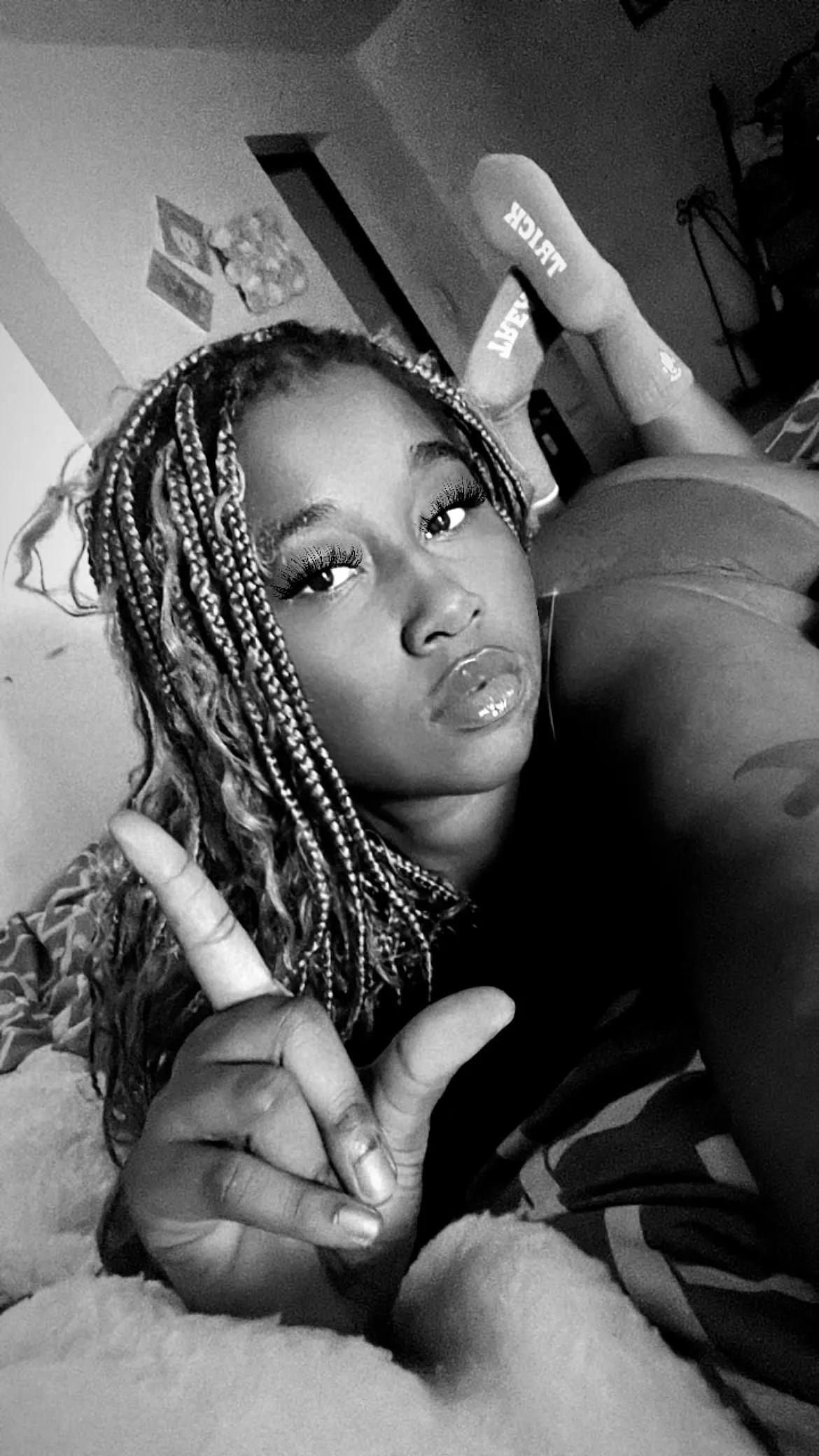 be a good obedient white bitch and get on your fucking knees 