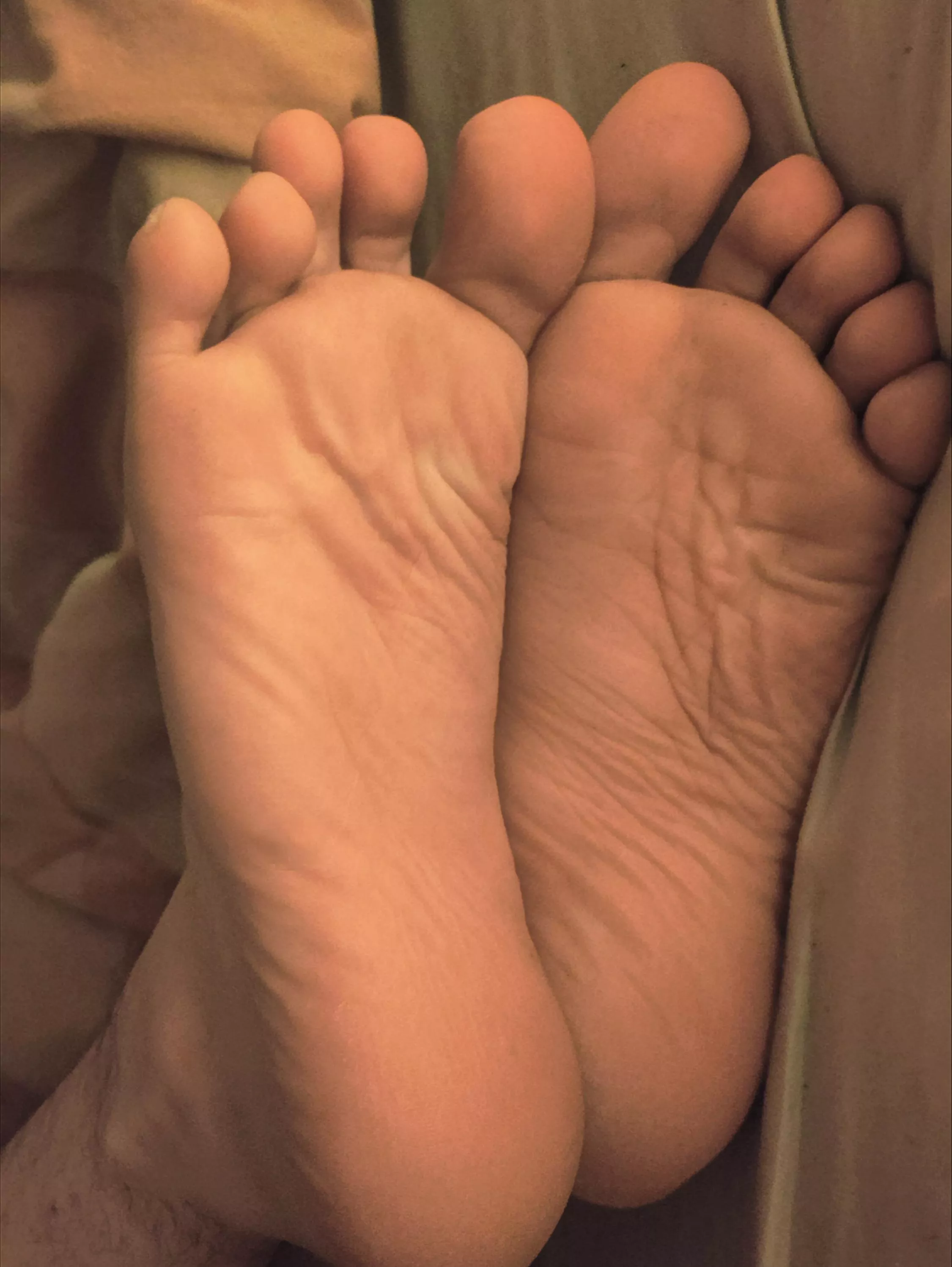 Been on my feet all day and they're craving a massage!