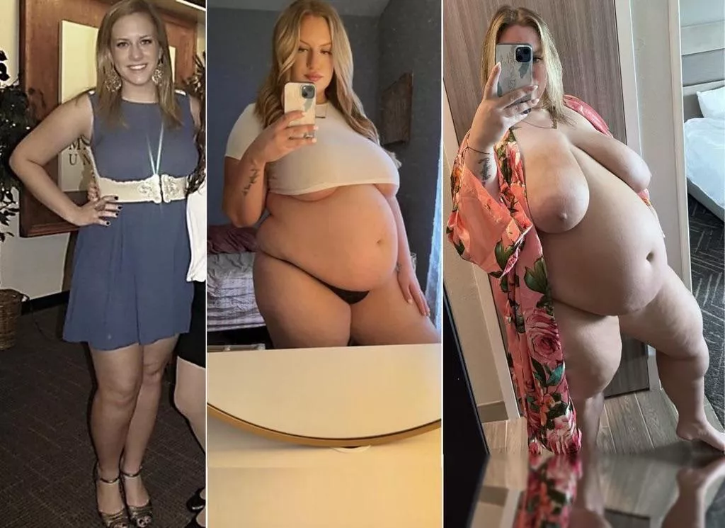 Blonde turns into a blimp 