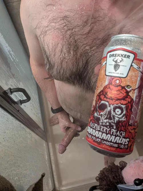 Braaaaaaaaaains! - raspberry peach sour smoothie