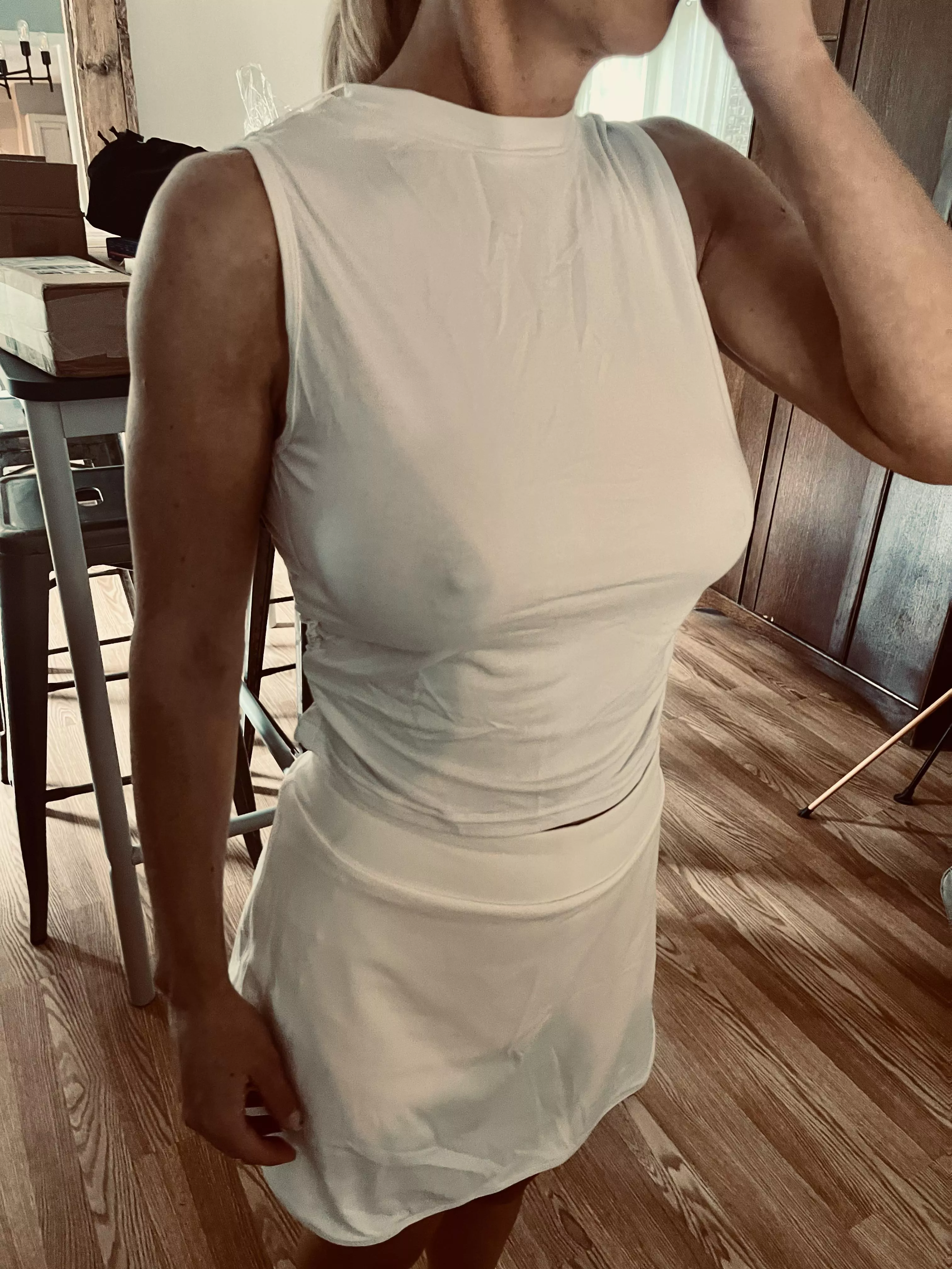 Casual see through single layer for 9 holes.