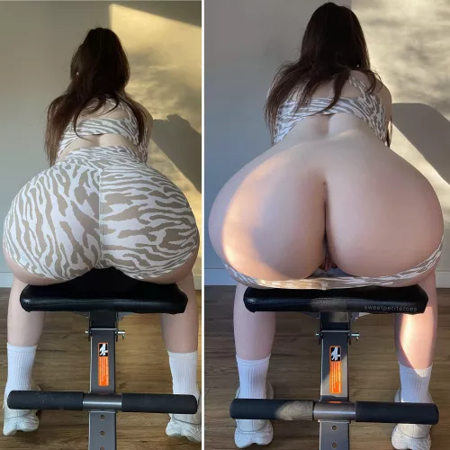 Clothes are optional when working out with me