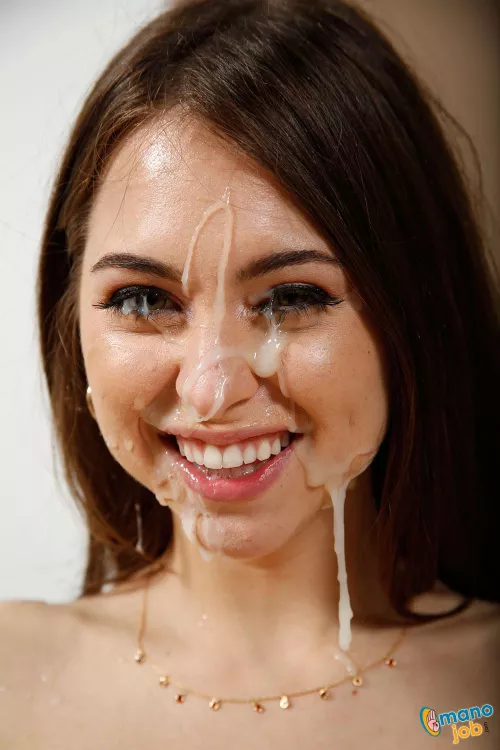 Cum-covered Riley 