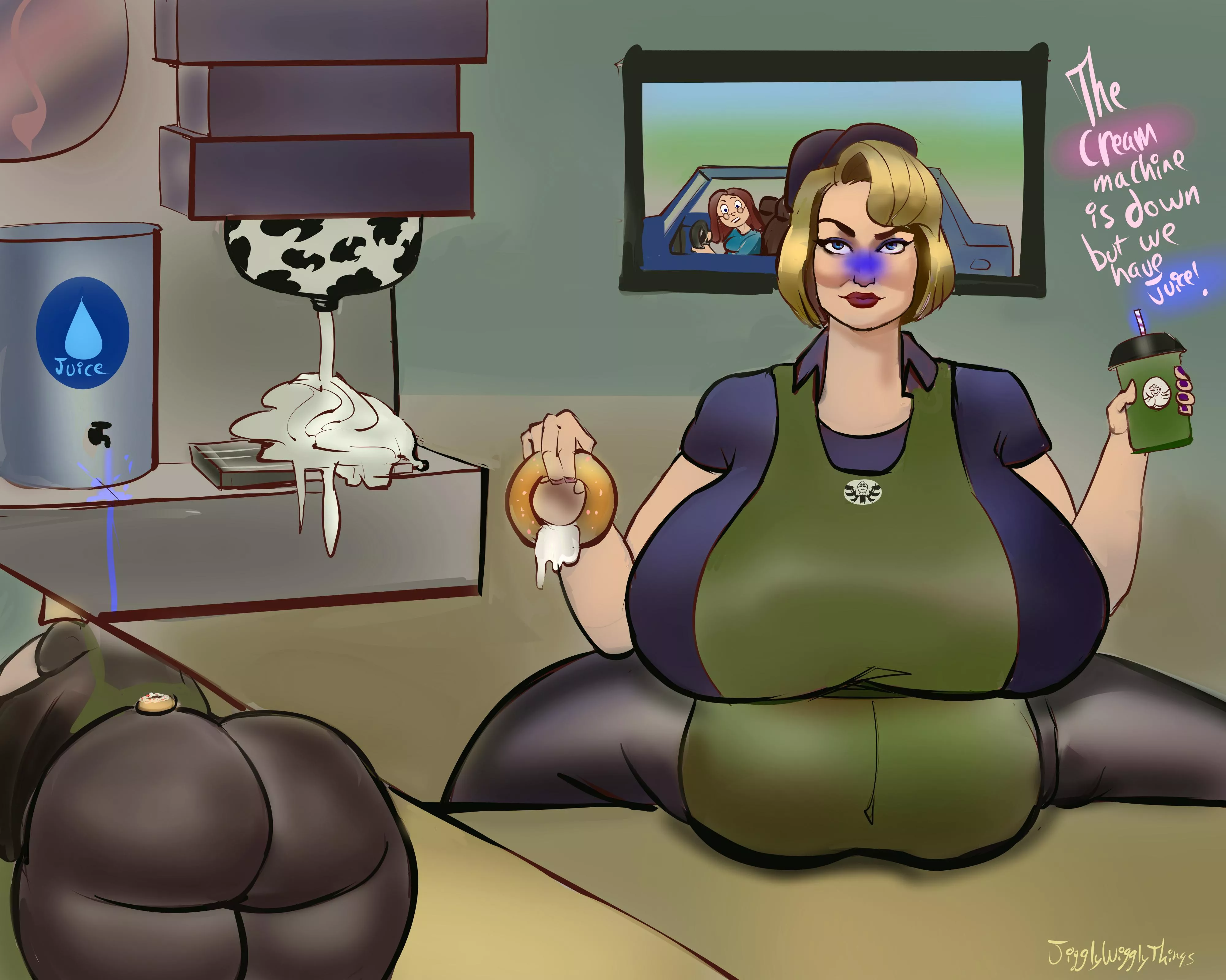 [F] I'll take the Juice with extra cream juice milk cream juice: JigglyWigglyThings