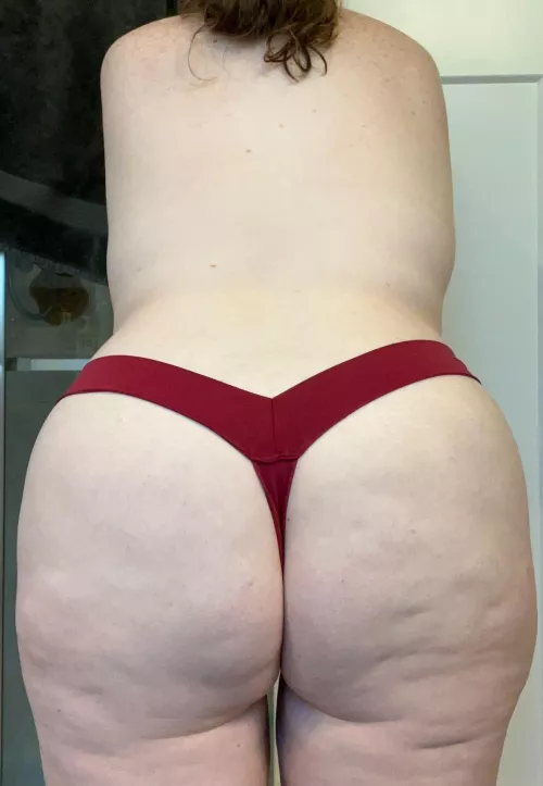 Getting in the holiday season mood with my red panties 