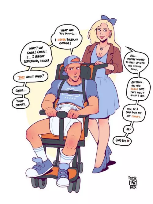 Going to meet mommy’s friends