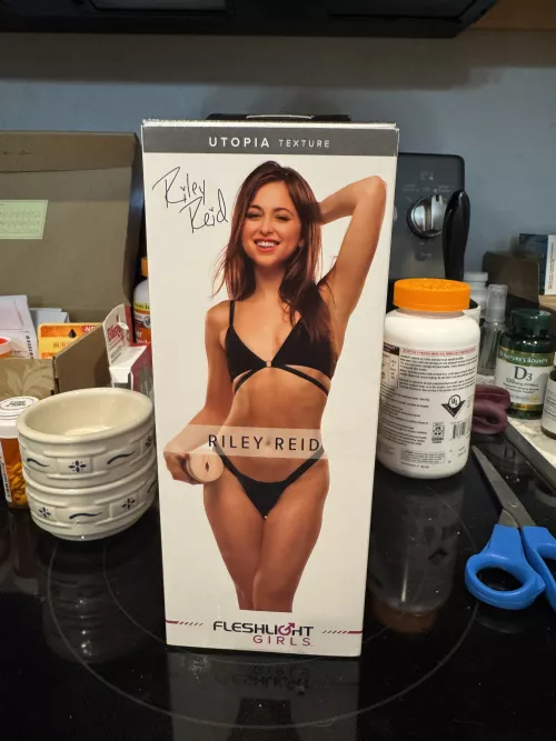 Got her Fleshlight in the mail today!!!