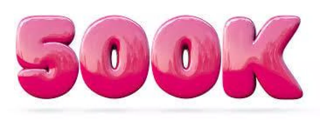 HAPPY 500K 🎉🍑💖