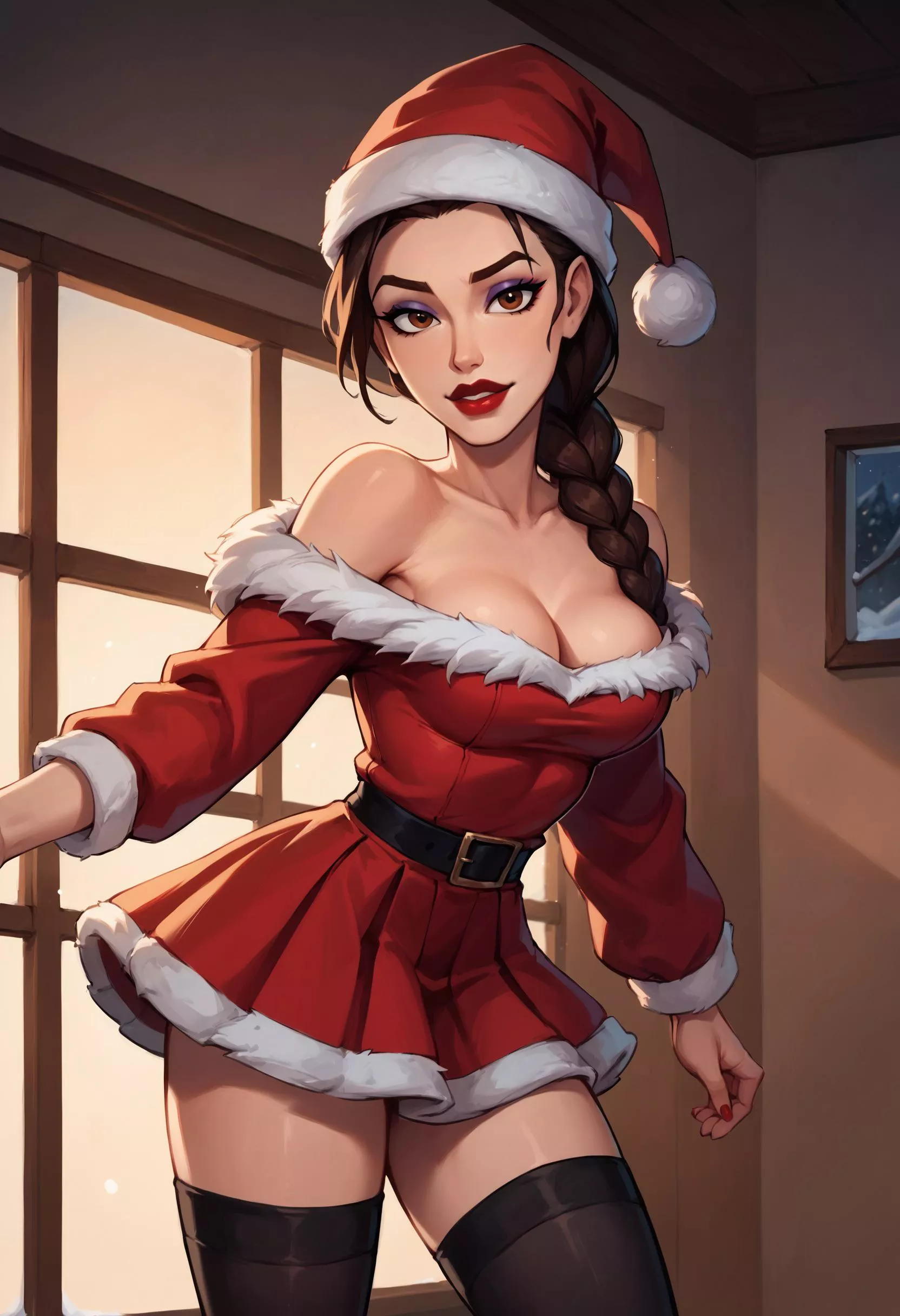 Happy Christmas from classic Lara! (ai)