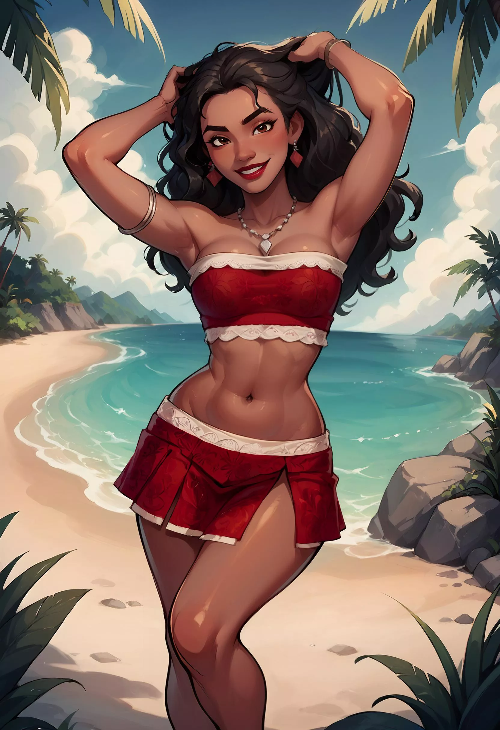Happy Christmas from Moana! (ai)