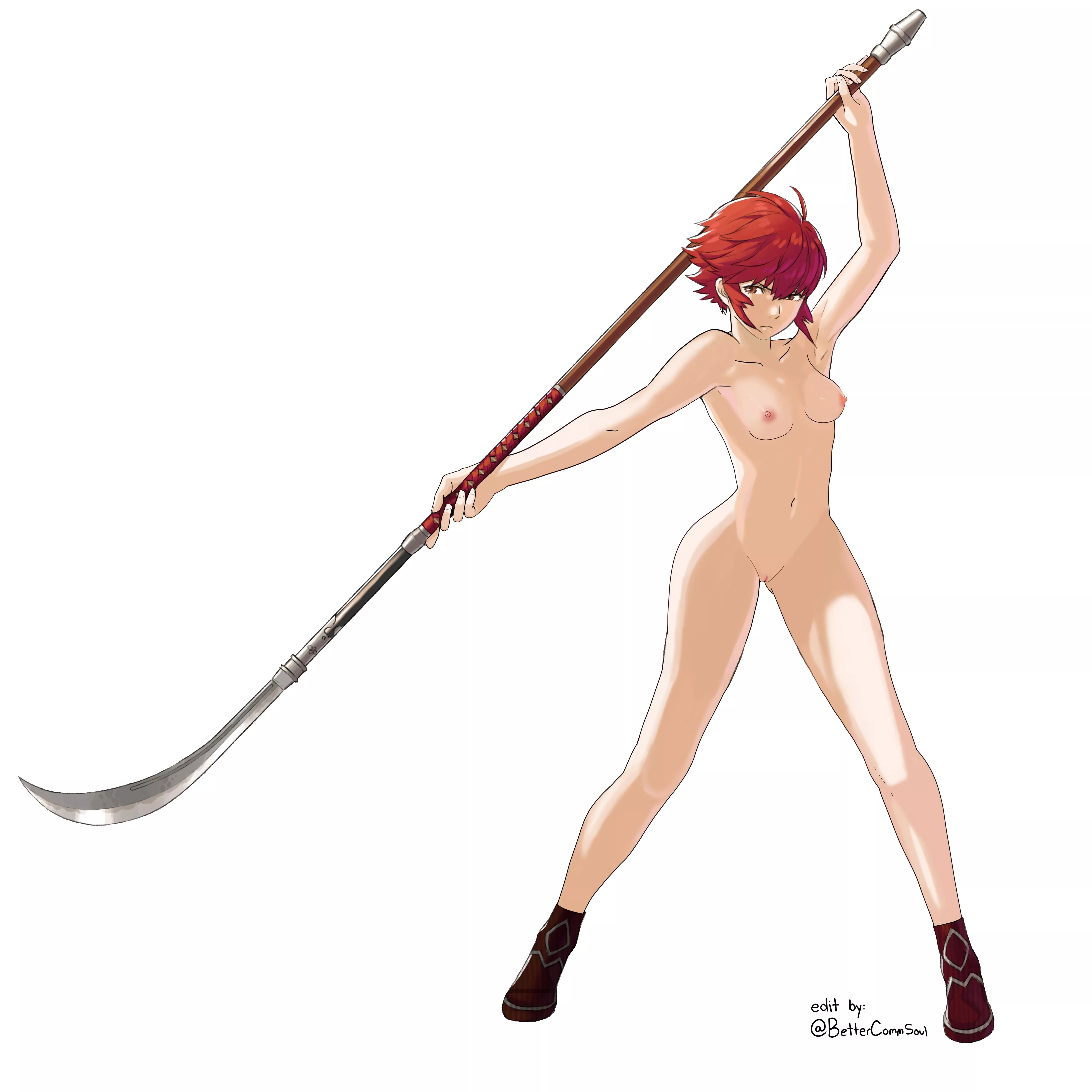 Hinoka official art edit (@BetterCommSoul)