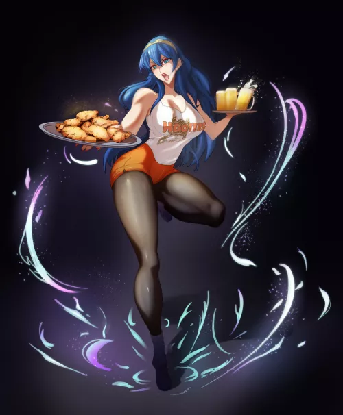 Hooters Lucina (commission by TomorrowsJoker on Twitter)