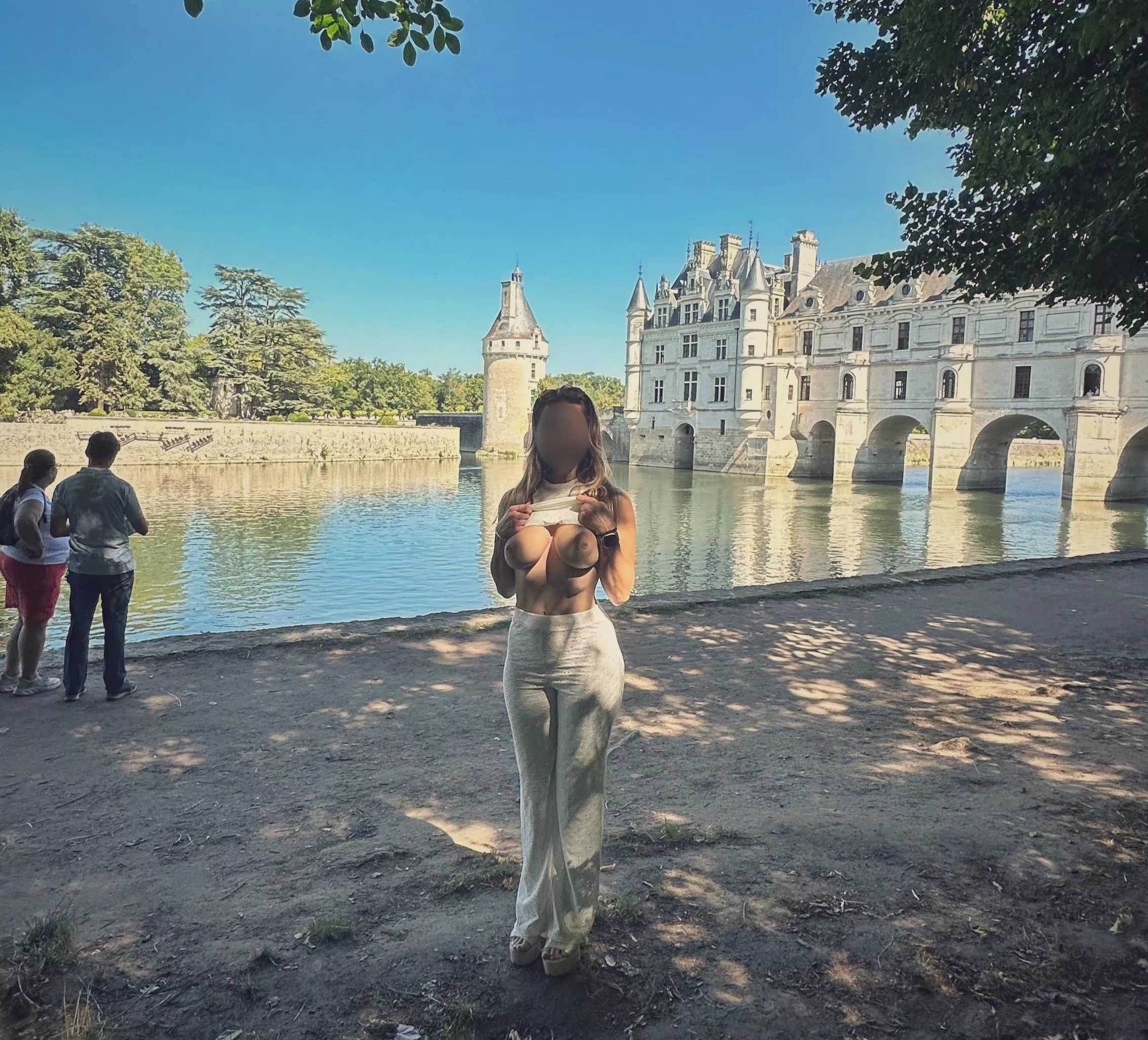 I love airing my boobs in historical places 