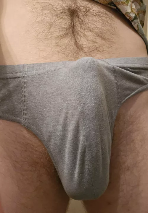 I love wearing briefs, they really show off my bulge (18M4M)