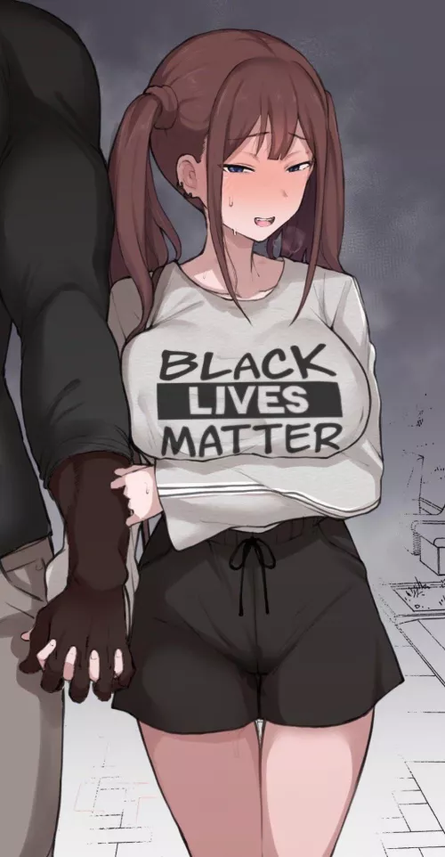 I met your girlfriend at the BLM march