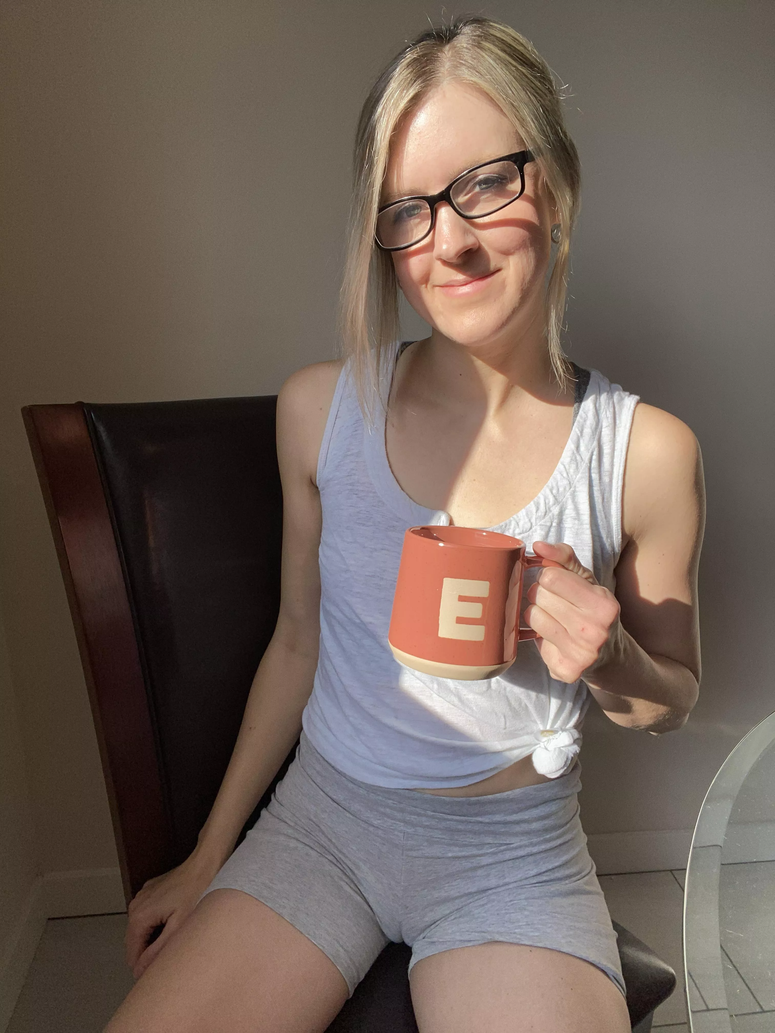 I needed something warm in me this morning. Coffee wasn’t my first choice but oh well!