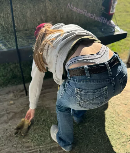 I think he put my gloves on the ground on purpose 