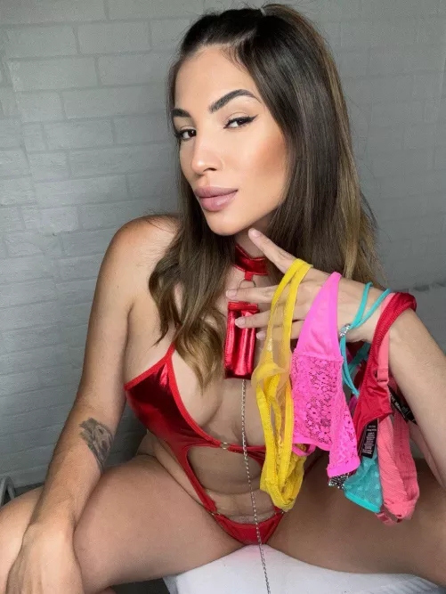 I wanna see you in these panties.