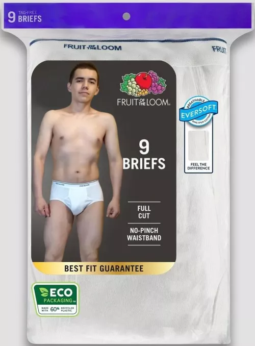 I was chosen to model the front cover of these package of white briefs