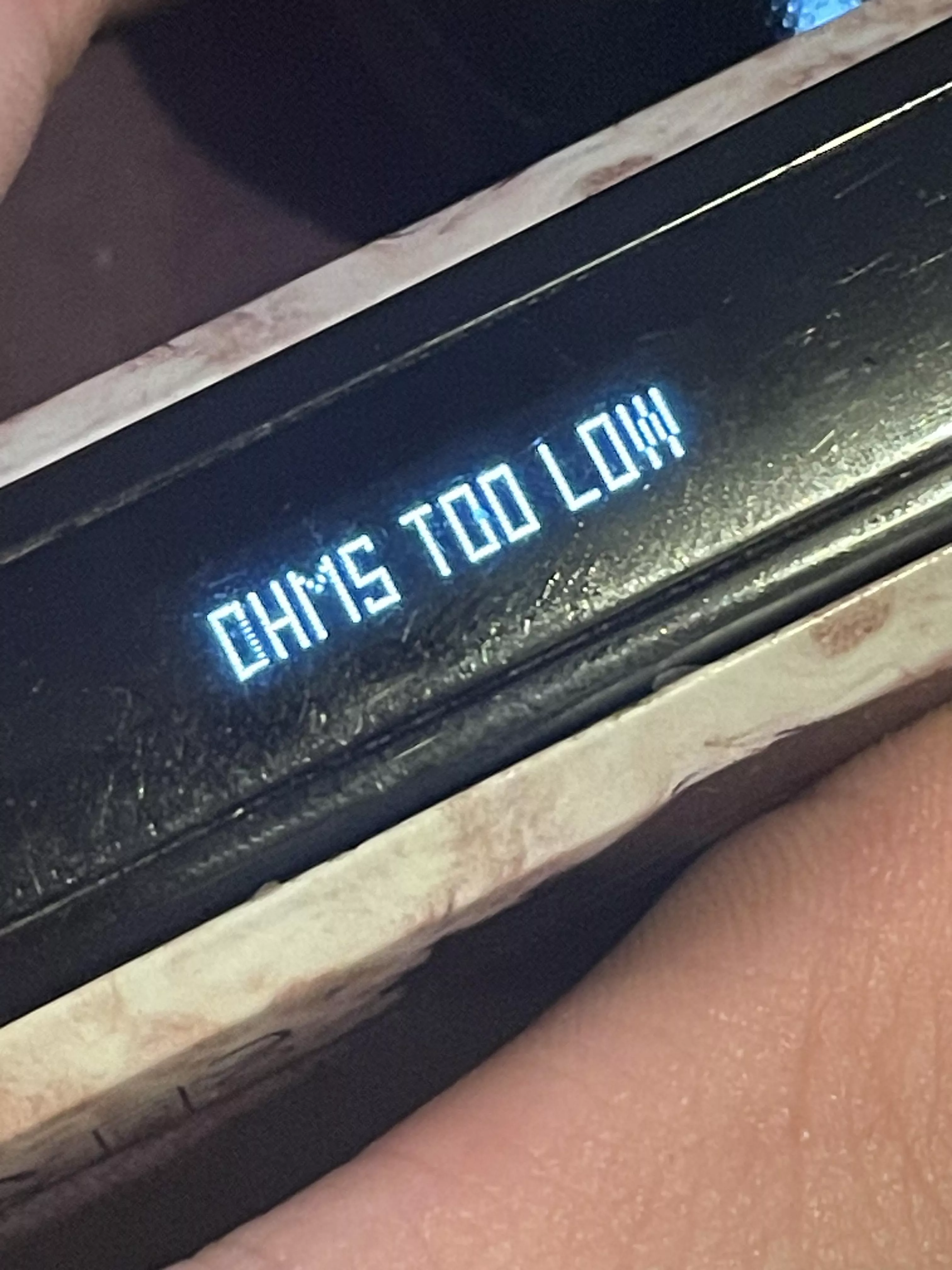 I’ve never seen this happen is there anyway to change it (smok nord 2)