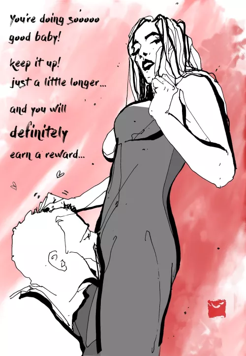 Just a little more baby, your rewards coming [OC]