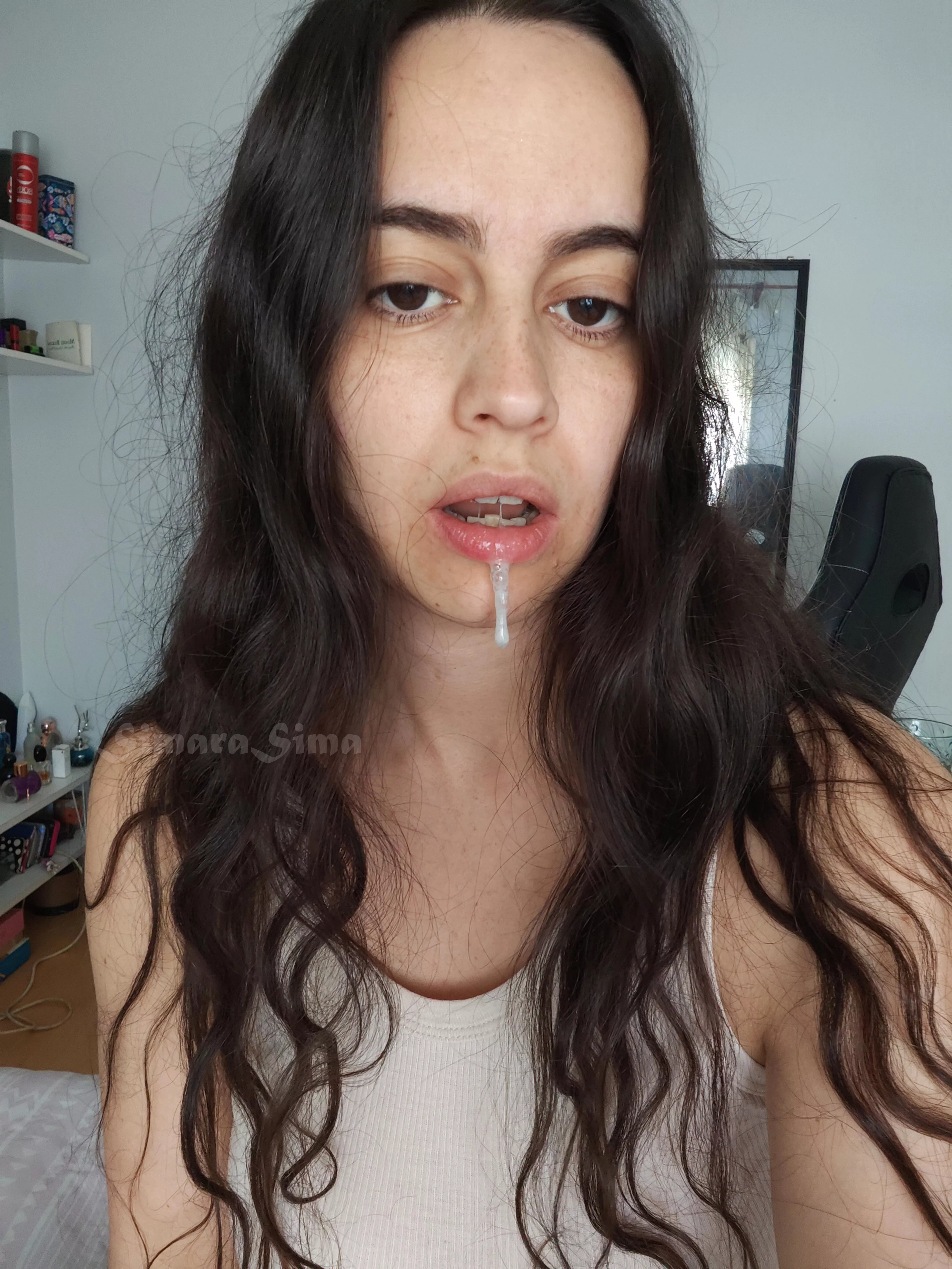 Just the right amount to land on your face 