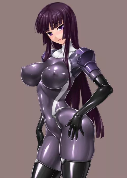 Kamori Sayaka's super tight suit (Rindou) [Original]