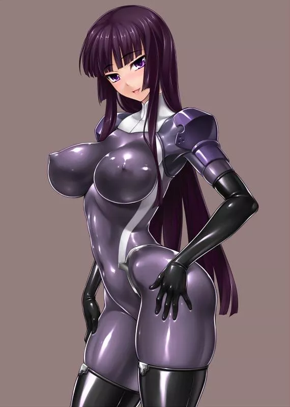 Kamori Sayaka's super tight suit (Rindou) [Original]