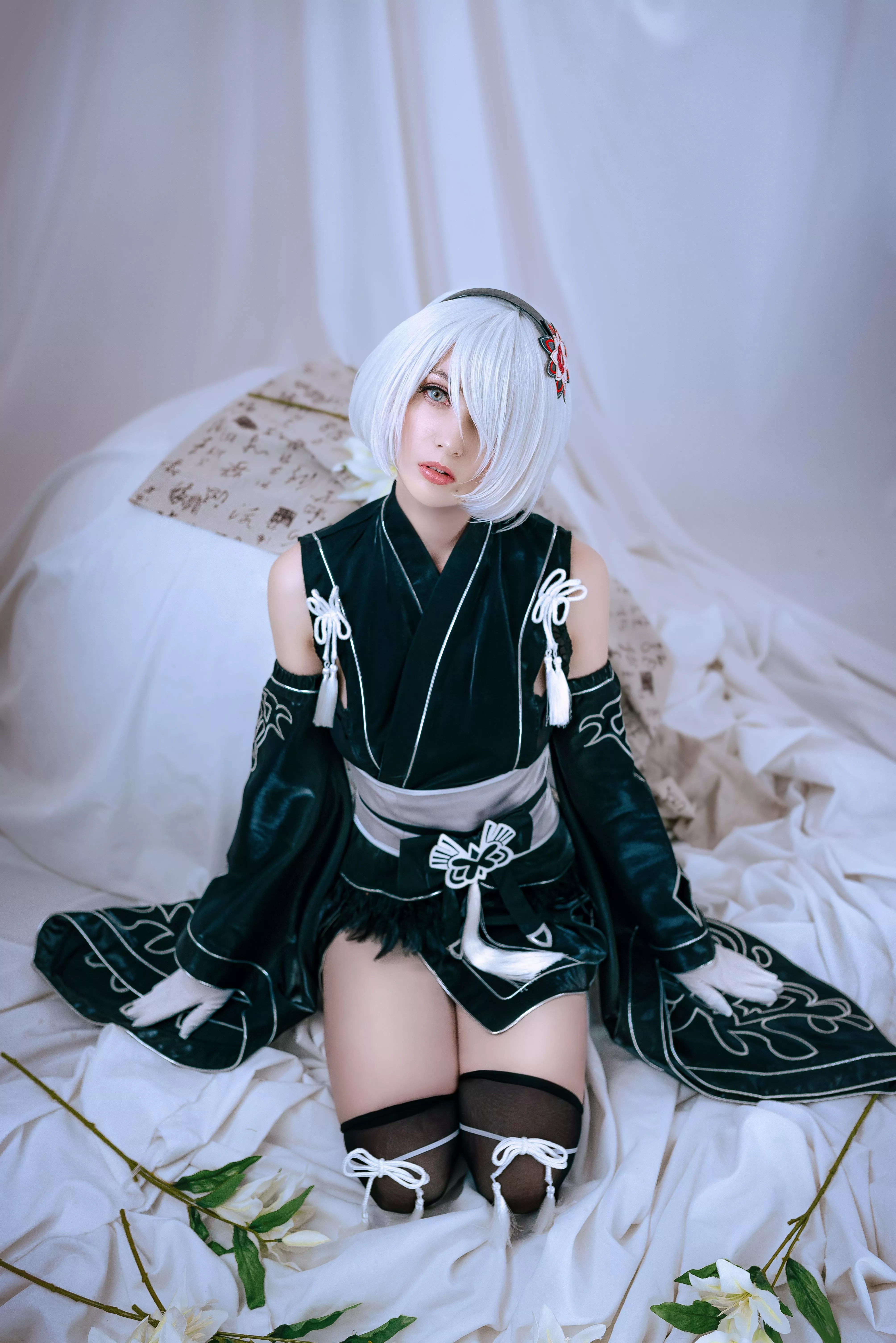 Kimono 2B cosplay by BellatrixAiden