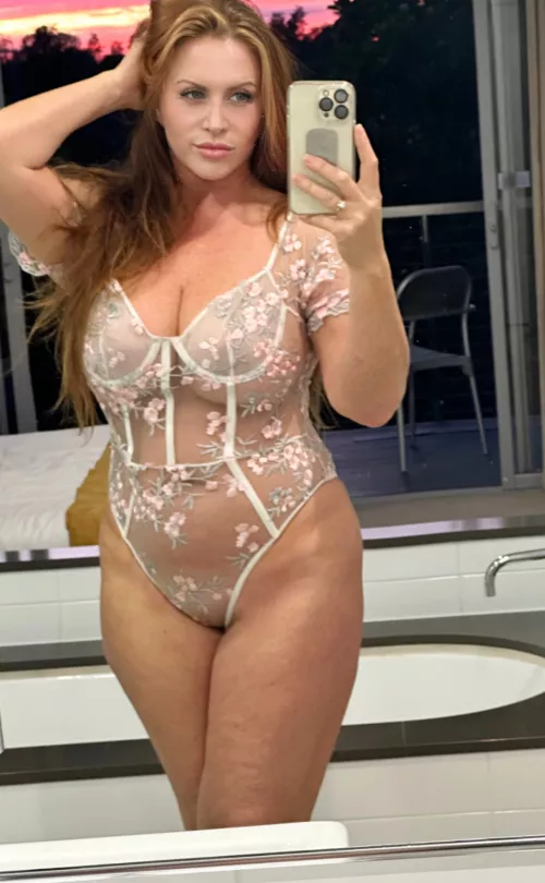 Lace and whispers sometimes, less says so much more