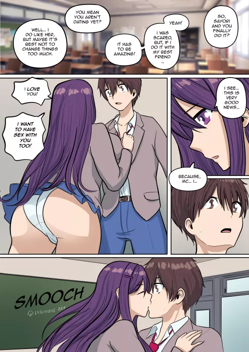 [Lascivous Art] new (Doki Doki Literature Club) doujinshi is out! “Yuri’s move”